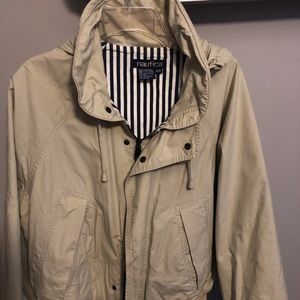 Vintage nautica jacket w/ hood